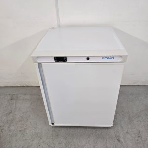 New B Grade Polar Single Door Undercounter Freezer White 140 Litre CD611