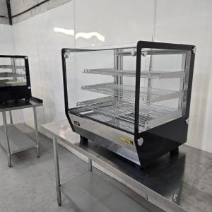 New B Grade Buffalo Square Countertop Heated Display Merchandiser 120 Litre HW923