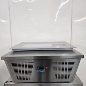 New B Grade Polar Countertop Ice Cream Freezer 4 Napoli Pans GK068