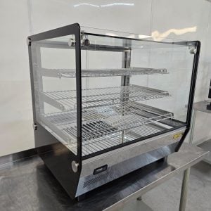 New B Grade Buffalo Square Countertop Heated Display Merchandiser 120 Litre HW923