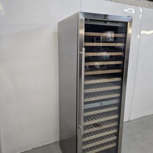 New B Grade Polar Dual Zone Wine Fridge Stainless Steel 172 Bottle GM629