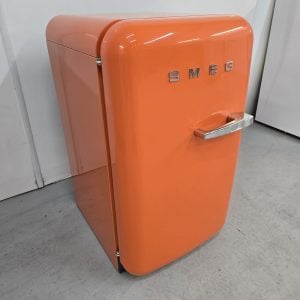New B Grade Smeg 50s Retro Mini Bar Fridge Orange 34 Litre FS261