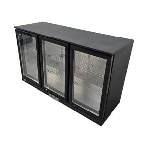 Brand New Diaminox Low Triple Bottle Fridge Hinged Doors GN-320H