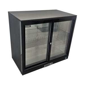 Brand New Diaminox Low Double Bottle Fridge Sliding Doors GN-220HS