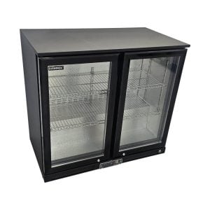 Brand New Diaminox Low Double Bottle Fridge Hinged Doors GN-220H