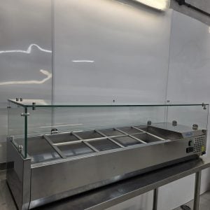 New B Grade Polar Countertop Prep Fridge 4x GN 1/3 & 1x 1/2GN GH261