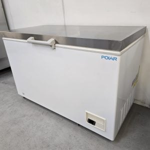 New B Grade Polar Chest Freezer with Stainless Steel Lid 378 Litre GP897