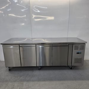 New B Grade Polar Four Door Counter Fridge 553 Litre UA049