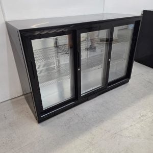 New B Grade Polar Back Bar Cooler with Sliding Doors 330 Litre GL006