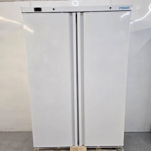 New B Grade Polar Double Door Upright Freezer White 744 Litre CZ782