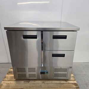 New B Grade Polar 2 Drawer Counter Fridge 240 Litre U637
