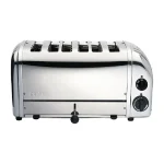 Brand New Dualit 6 Bun Toaster Metallic Silver CD388