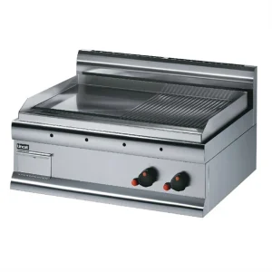 Brand New Lincat Silverlink Natural Gas Counter-top Griddle With Half-Ribbed Plate 7.5 kW GS7R/N