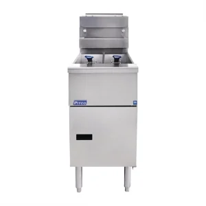Brand New Pitco Free Standing Twin Tank Natural Gas Fryer SG14TS