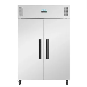 Brand New Polar Forced Air Double Door Upright Freezer Stainless Steel 1200 Litre PG595